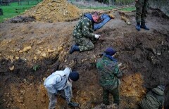 Поисковики СКО нашли массовое захоронение советских солдат времен ВОВ под Тулой