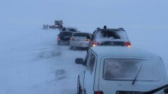 Движение транспорта парализовано на большинстве трасс Казахстана