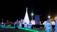 Главную ёлку страны зажгли в Астане
