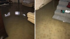 В Алматы в январе разлилась река и затопила дом