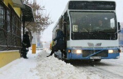 Костанай завалило снегом