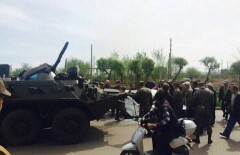 По факту наезда БТР на легковушку заведено уголовное дело