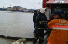Из-за проливных дождей в Атырау объявлен режим ЧС