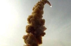 Россия запустила ракету системы ПРО на полигоне Сары-Шаган в Казахстане 