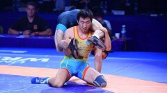Казахстанский борец Данияр Кайсанов выиграл чемпионат Азии в Нью-Дели