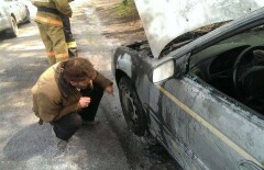 Алматинец поджёг свой автомобиль в отместку непутёвому сыну