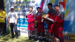 Сотрудников скорой медицинской помощи наградили в Алматы