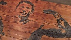 Портрет Геннадия Головкина из гвоздей создал житель Алматы