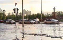 Штормовое предупреждение объявлено в Астане