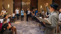  Мастер-класс по живописи провели для детей с аутизмом в отеле Ritz-Carlton в Нур-Султане