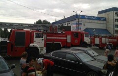 На "Зелёном базаре" в Алматы произошёл пожар 