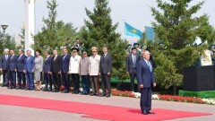 Назарбаев дал старт праздничным программам, посвящённым Дню столицы
