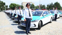  100 автомобилей передали полицейским в Алматинской области