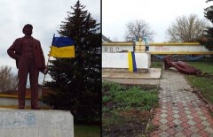 Падение памятника Ленина на Украине объяснили собственным желанием вождя