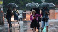 Из-за дождей в Москве объявлен "оранжевый" уровень погодной опасности
