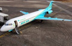 Комитет гражданской авиации запретил Bek Air эксплуатацию Fokker-100