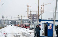 На участке стройплощадки ЭКСПО-2017 в Астане временно остановлена работа