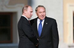 Владимир Путин поздравил Нурсултана Назарбаева с наступающим Новым годом