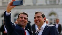 Греческий премьер совершил исторический визит в Северную Македонию