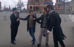 "Пушкин" и "Ленин" подрались возле Кремля