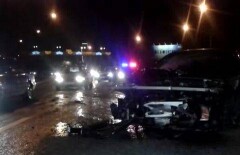 Алматинец вдребезги разбил свой Aston Martin