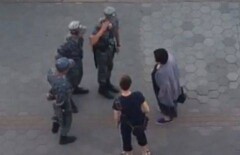 В Астане пешеход-нарушитель сбежал от патруля на такси