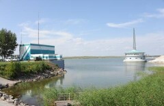 Уровень воды в Астанинском водохранилище падает