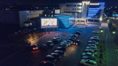 В Талдыкоргане появился бесплатный автокинотеатр