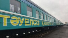 Агитпоезд "Тәуелсіз Қазақстан" прибыл в Павлодар 