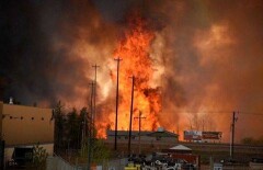 В Канаде из-за лесных пожаров эвакуируют целый город