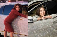 Владелицы обклеенных стразами Bentley и Mercedes в Алматы нарушают закон