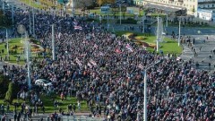 В Минске правоохранители применили предупредительные выстрелы в воздух во время акции протеста