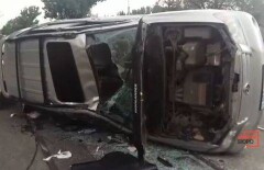 Беременная женщина пострадала после опрокидывания внедорожника в Алматы