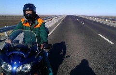 В Актобе разбился президент байк-клуба 