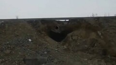 Провал под трассой Алматы - Талдыкорган экстренно устранили