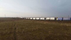 Из-за 60-метровой фуры образовалась очередь в 7 км на границе Казахстана и Узбекистана