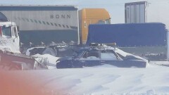 В Актюбинской области около 200 машин попали в затор из-за метели