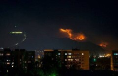 Пожарные в Усть-Каменогорске тушили аблакетские холмы