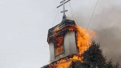 В Алматинской области вместо сгоревшего дотла храма построят новый