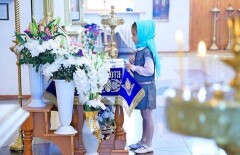 В Усть-Каменогорске дети и родители молились за успешный учебный год