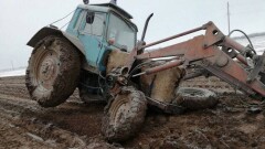 В ЗКО сельчане жалуются на изоляцию из-за непролазной грязи на дорогах