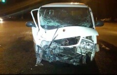 В Алматы Toyota столкнулась с микроавтобусом SsangYong, пострадали 9 человек