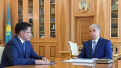 Касым-Жомарт Токаев принял акима Шымкента Ерлана Айтаханова