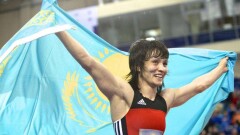 Казахстанская борчиха Татьяна Ахметова выиграла чемпионат Азии, уступая в финале 0:8