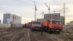 33 самосвала с мусором вывезли со стихийных свалок Астаны