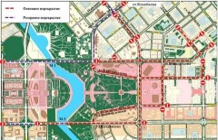 Из-за праздничных мероприятий в Астане частично перекрыто движение