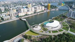 Центр урбанистики Астаны разработал футуристический мост через реку Есиль