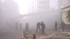Крупный пожар произошёл в модном магазине Шымкента 