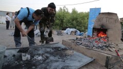 Якутские кузнецы установили плавильную печь в Астане