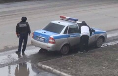 Полицейский Костаная из скандального ролика больше не работает в дорожной полиции